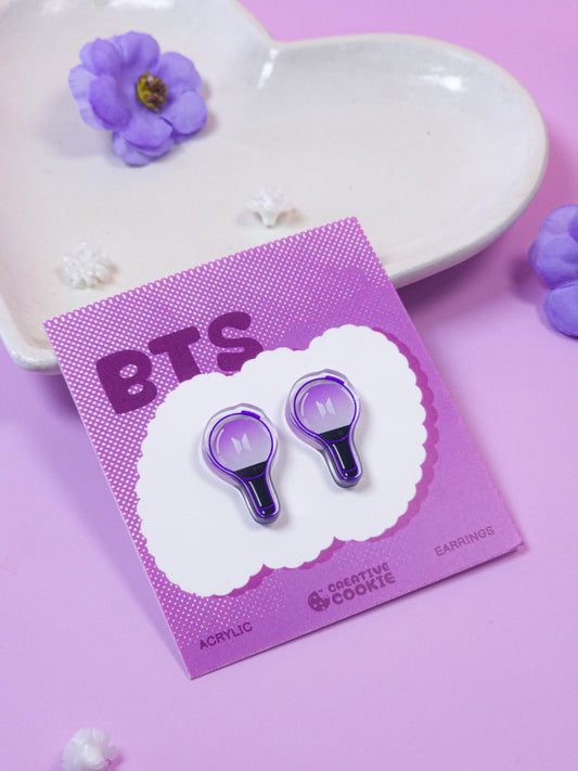 BTS Tiny Army Bomb / Lightstick Acrylic Earring | Creative Cookie