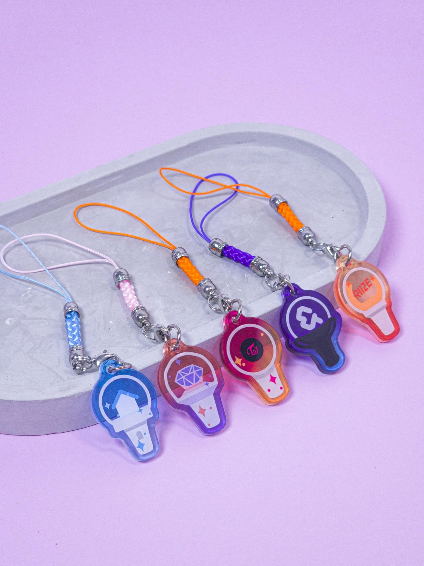 Kpop Lightstick Phone Charm