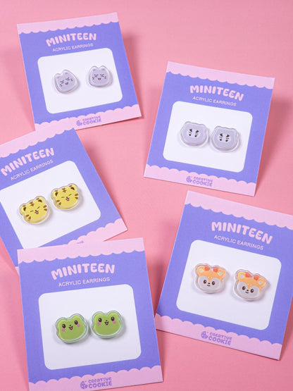 Seventeen Miniteen Acrylic Earrings