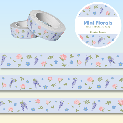 Mini Florals Washi Tape