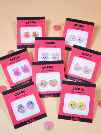 Stray Kids Skzoo Tiny Acrylic Earrings