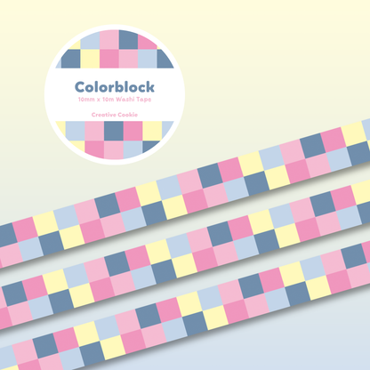 Color Block B Washi Tape