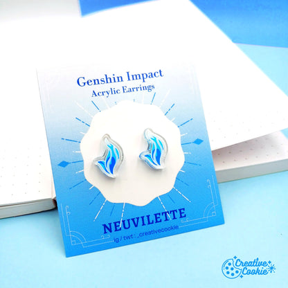 Genshin Impact Acrylic Earring Part 3