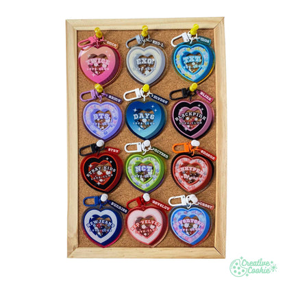 Kpop Love Club Acrylic Keychain