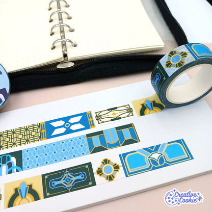 Genshin Fontaine Patterns Washi Tape