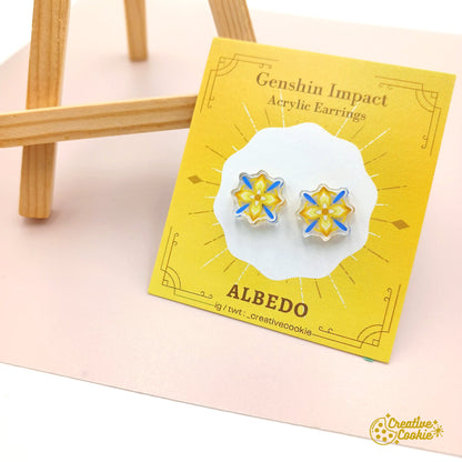 Genshin Impact Acrylic Earrings Part 2