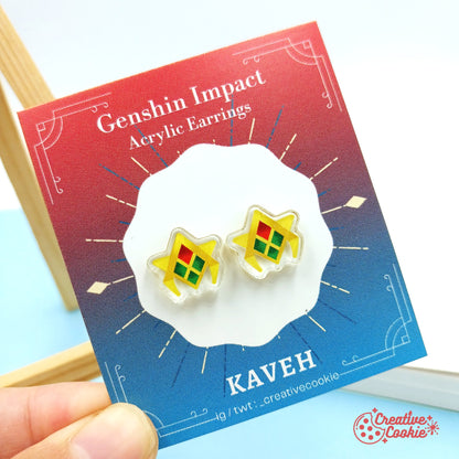 Genshin Impact Acrylic Earring Part 3