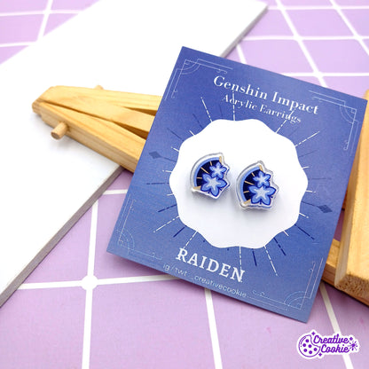 Genshin Impact Acrylic Earrings Part 2