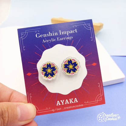 Genshin Impact Acrylic Earring Part 3
