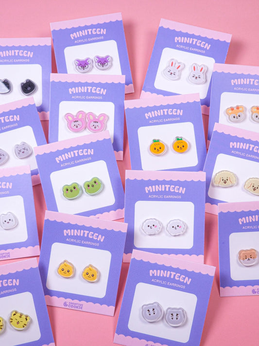 Seventeen Miniteen Acrylic Earrings