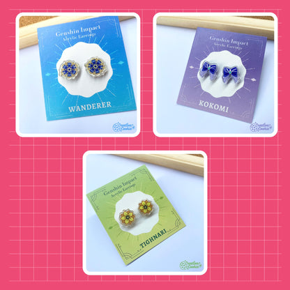 Genshin Impact Acrylic Earrings Part 1