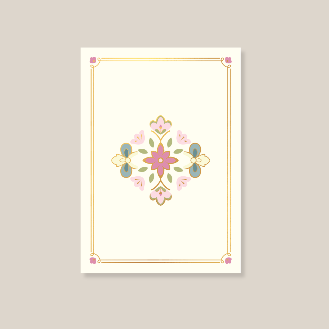 Golden Petals Sticker Collect Book
