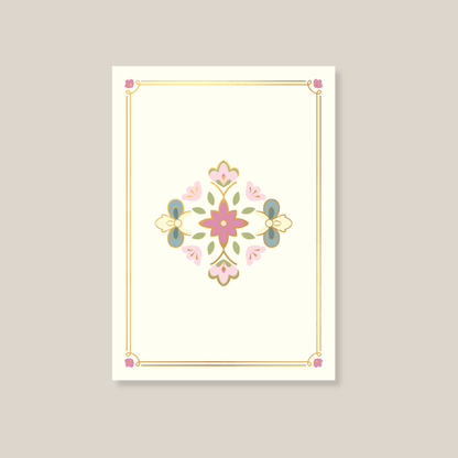 Golden Petals Sticker Collect Book