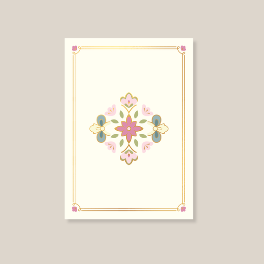 Golden Petals Sticker Collect Book