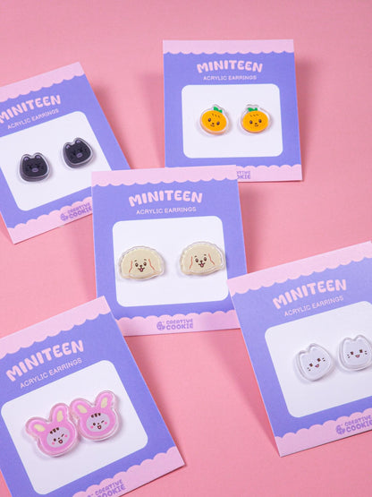 Seventeen Miniteen Acrylic Earrings
