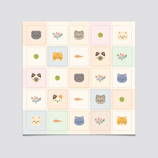 Cats Microfiber Glass Cloth
