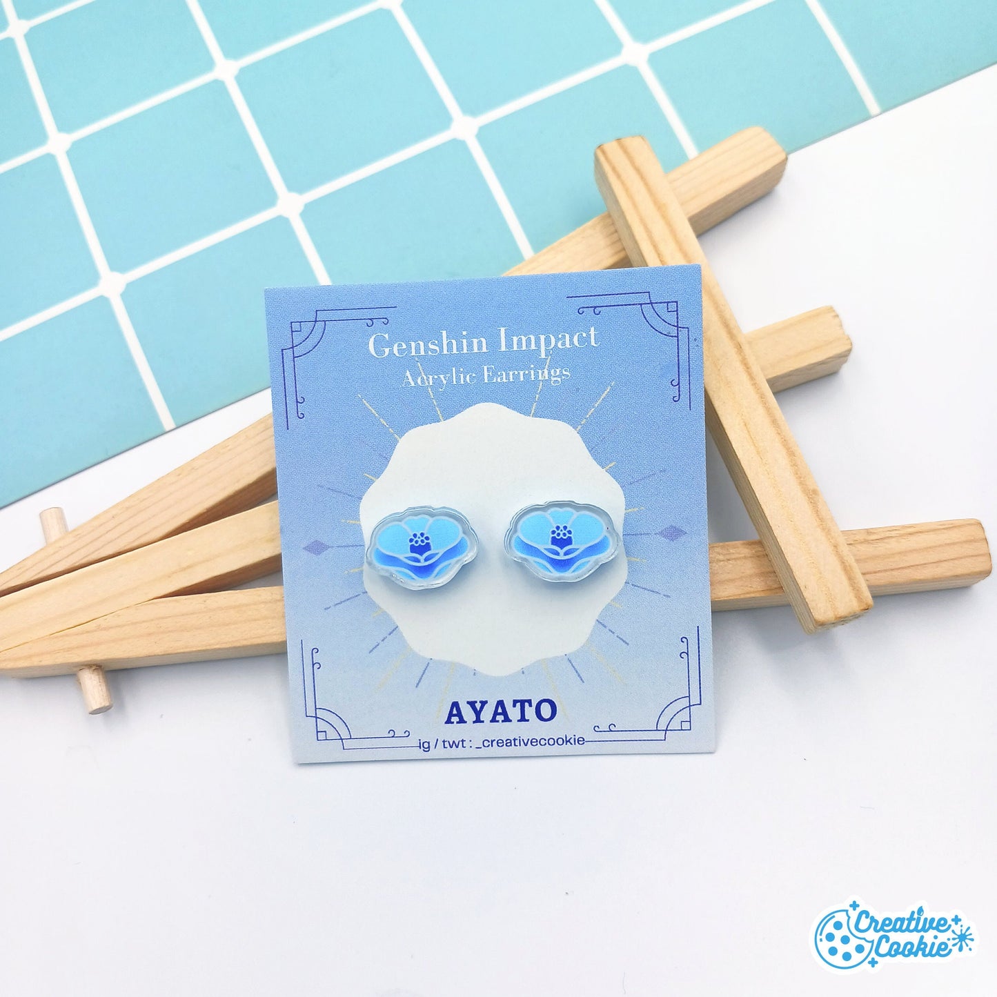 Genshin Impact Acrylic Earrings Part 2