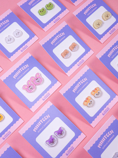 Seventeen Miniteen Acrylic Earrings