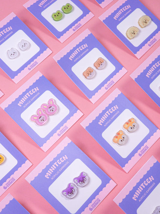 Seventeen Miniteen Acrylic Earrings