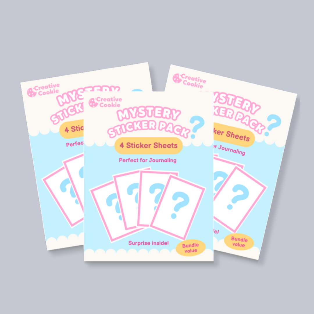 Mystery Sticker Sheet Pack