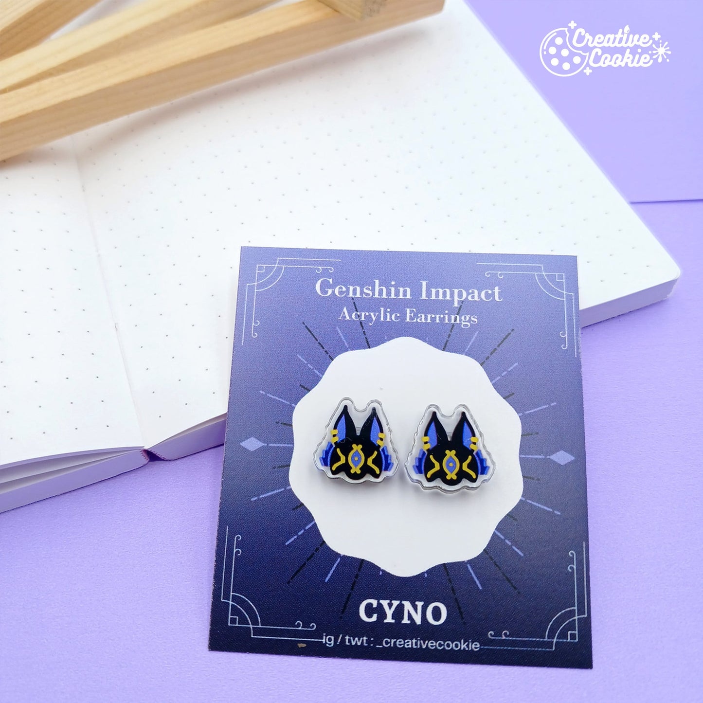 Genshin Impact Acrylic Earring Part 3