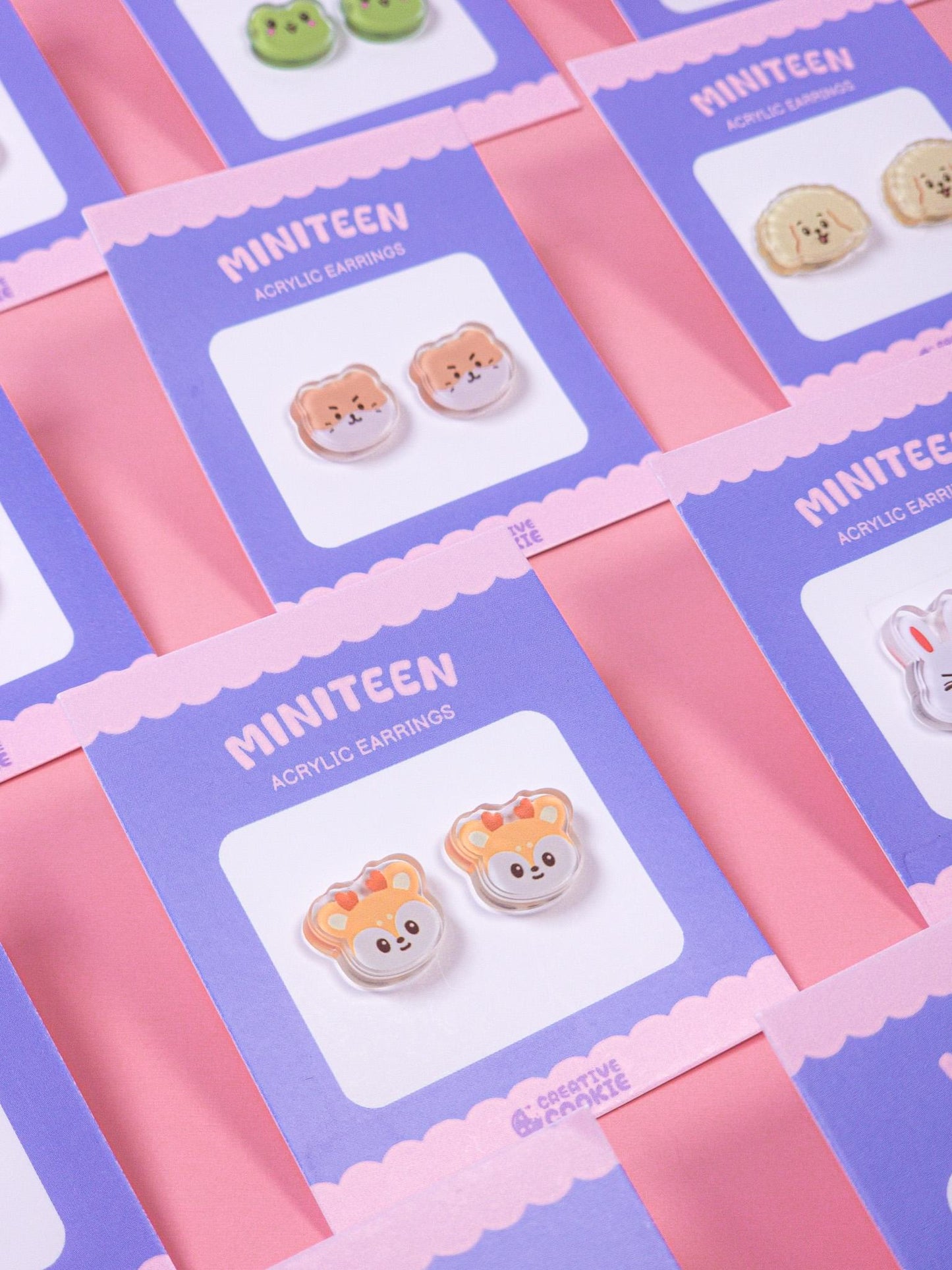 Seventeen Miniteen Acrylic Earrings