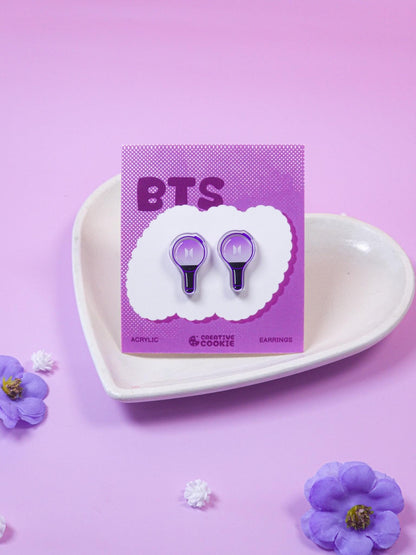 BTS Tiny Lightstick Acrylic Earring