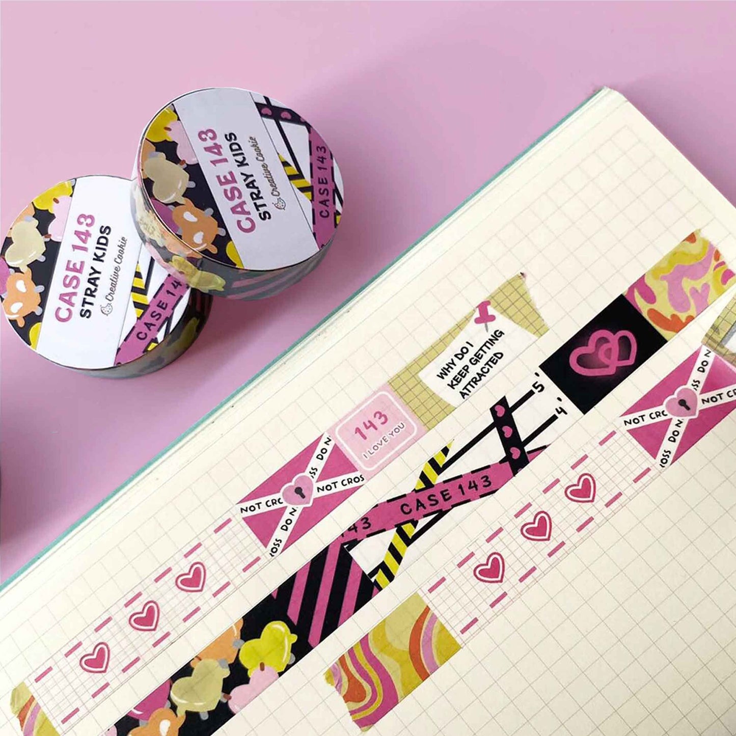 Stray Kids Case 143 Washi Tape