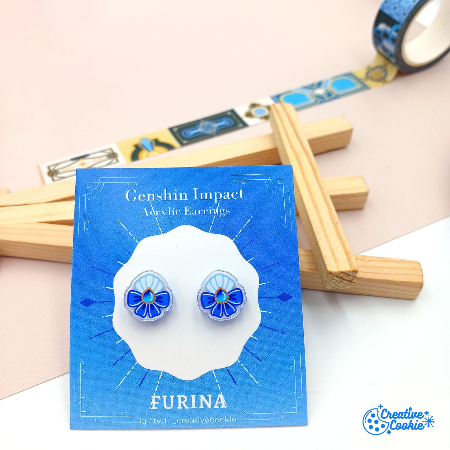 Genshin Impact Acrylic Earrings Part 2