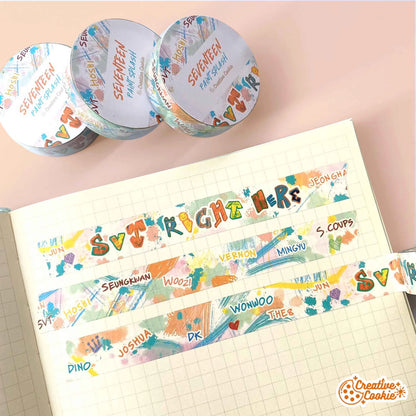 Seventeen Paint Splash Washi Tape